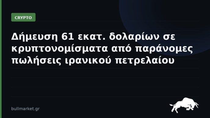 Δήμευση 61 εκατ. δολαρίων σε κρυπτονομίσματα από παράνομες πωλήσεις ιρανικού πετρελαίου